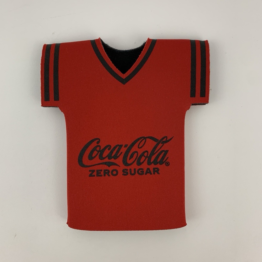 Coke Coca-Cola Zero Sugar Collectible Jersey Drink Bottle Cozy